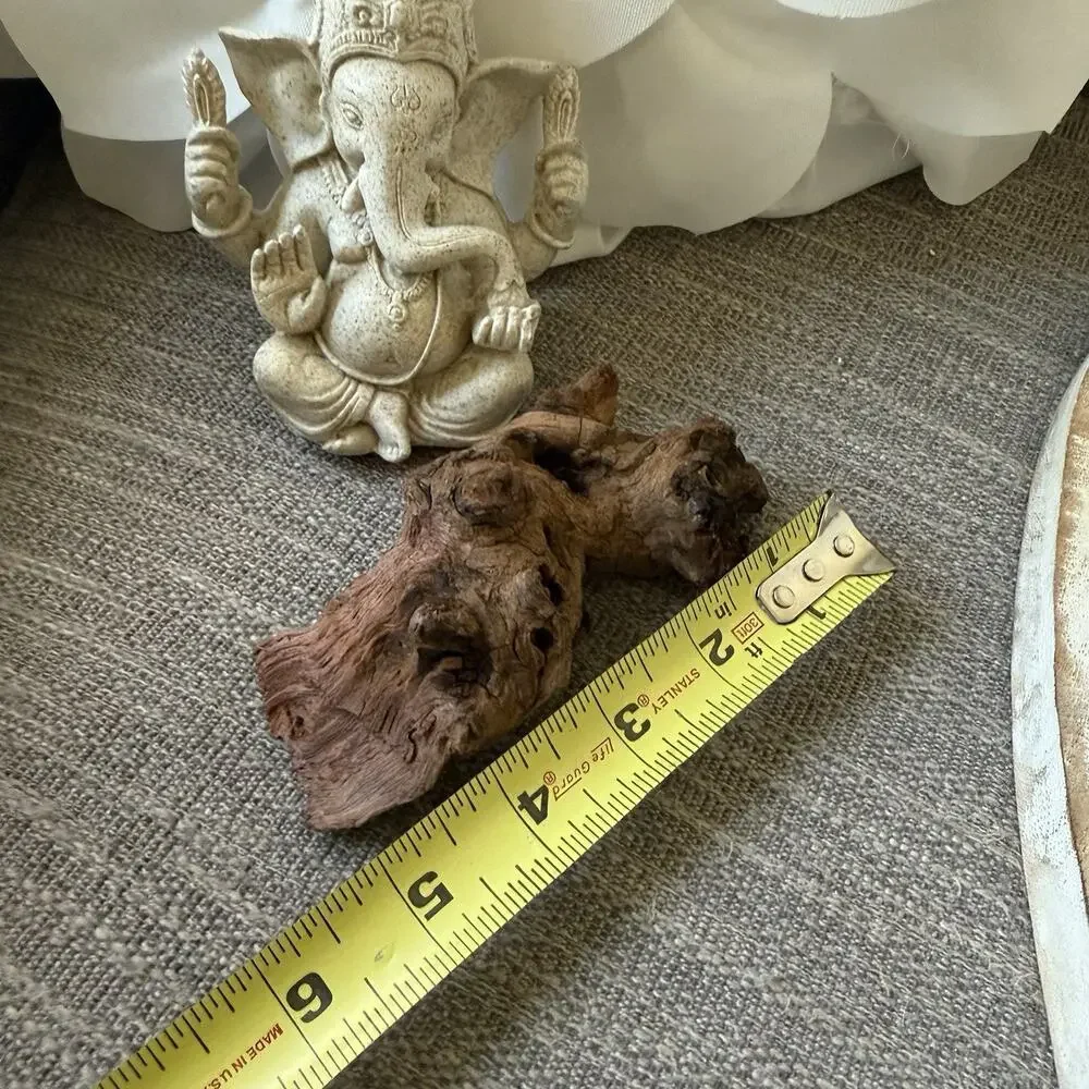 Fish Tank Decorations Resin Elephant & Wood piece